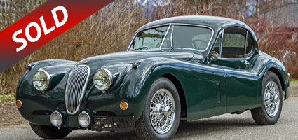 SOLD - Jaguar XK 120 FHC Coupe 1954, SE-Modell mit C-Type Zylinderkopf - Verkauf